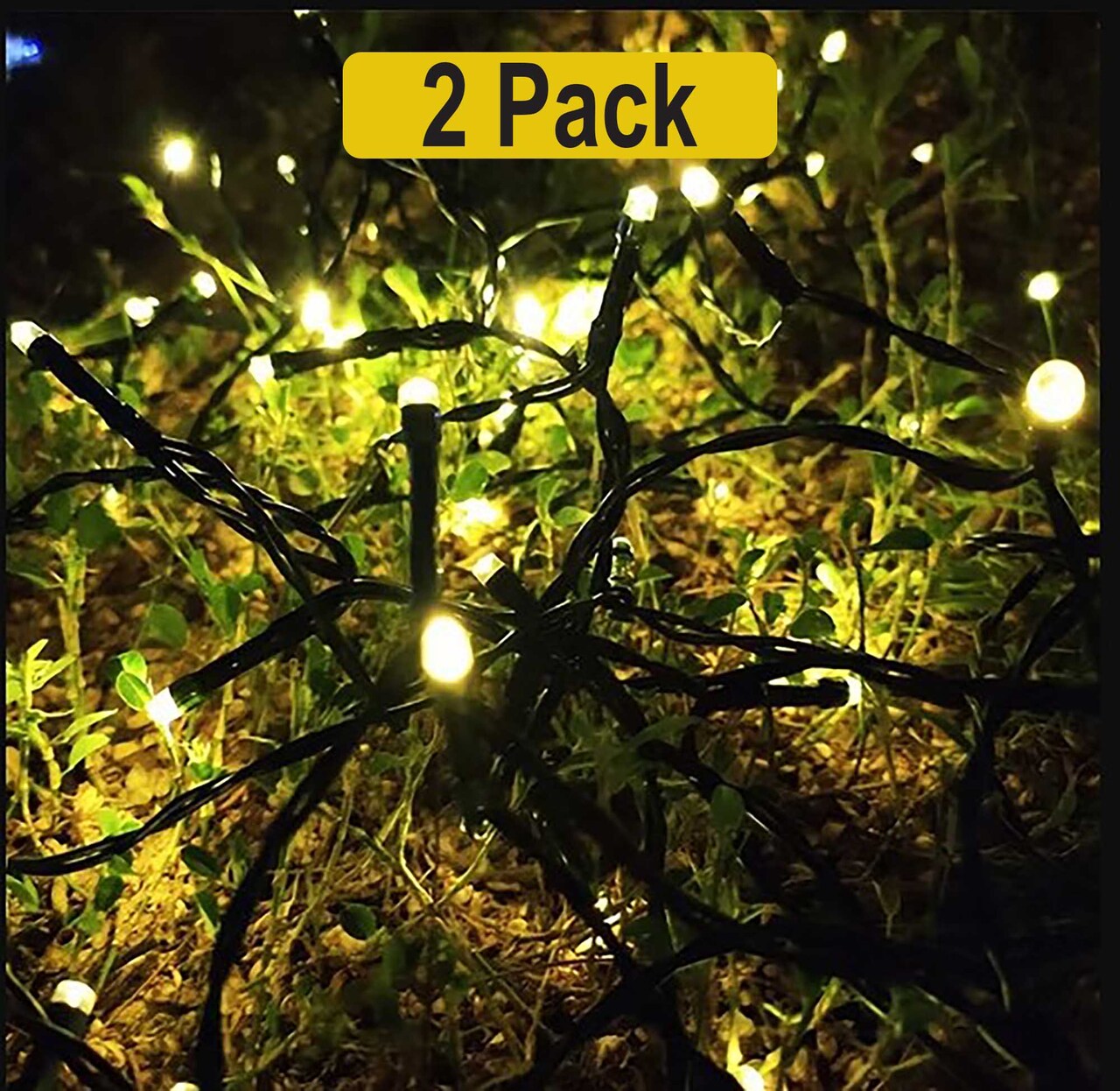 100 LED Mini String Lights with Green Wire — Perfect for Plants & Outdoor Decor